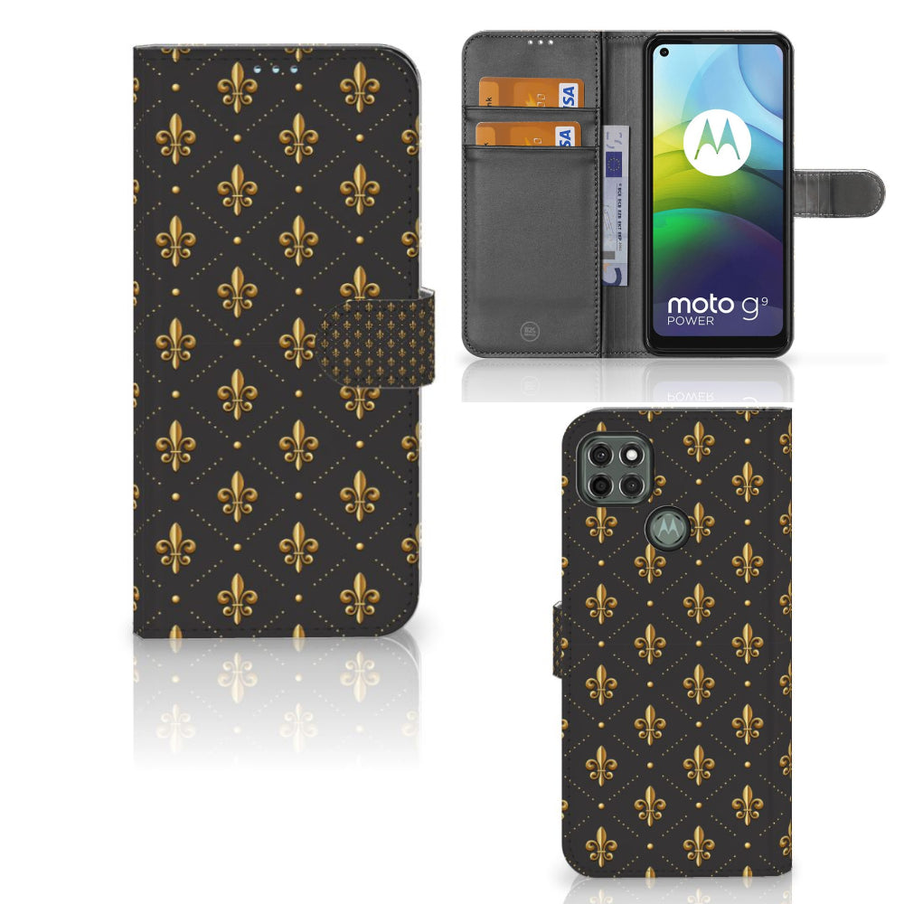 Motorola Moto G9 Power Telefoon Hoesje Franse Lelie