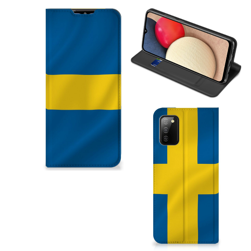 Samsung Galaxy M02s | A02s Standcase Zweden - B2C Telecom