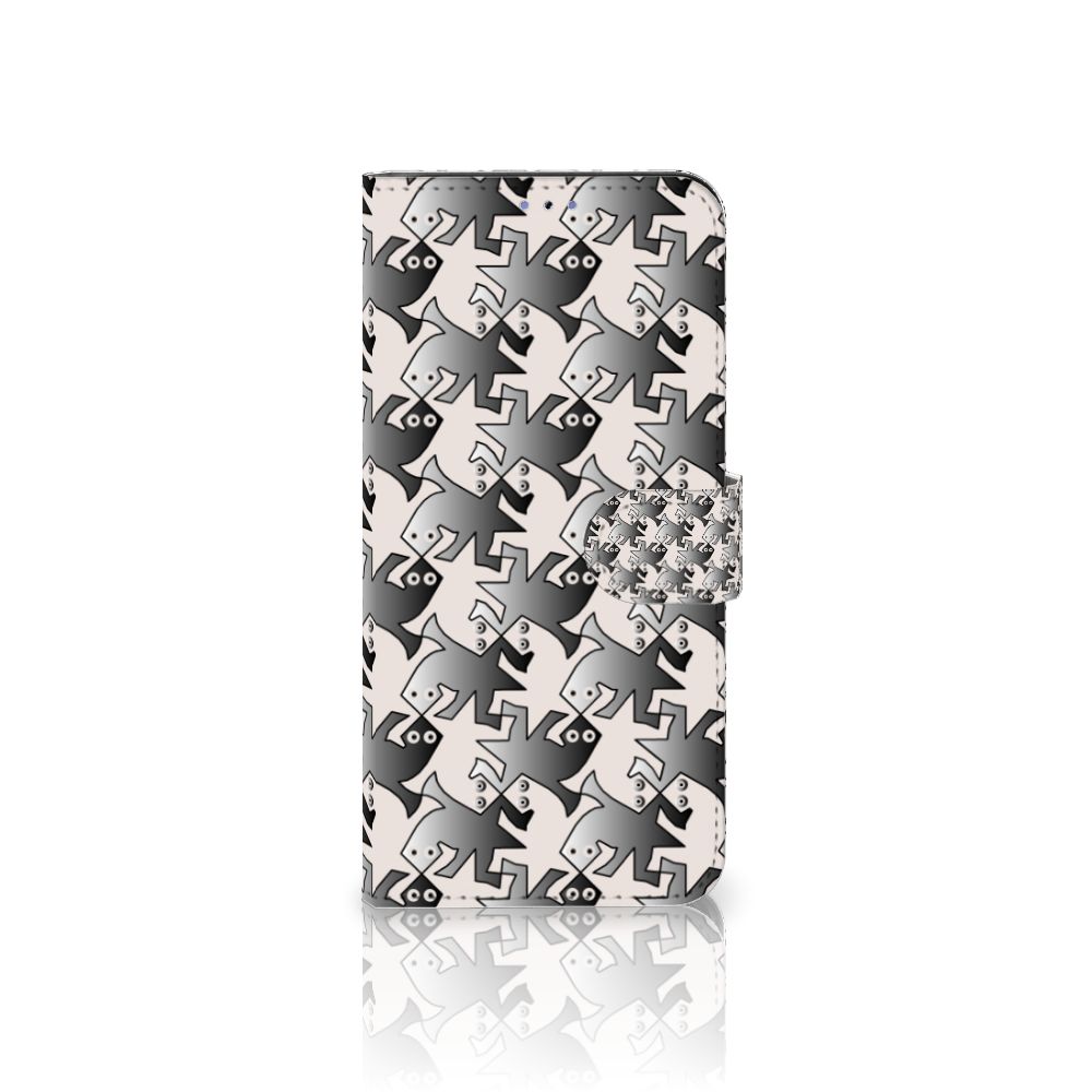 Xiaomi 12 Pro Telefoonhoesje met Pasjes Salamander Grey