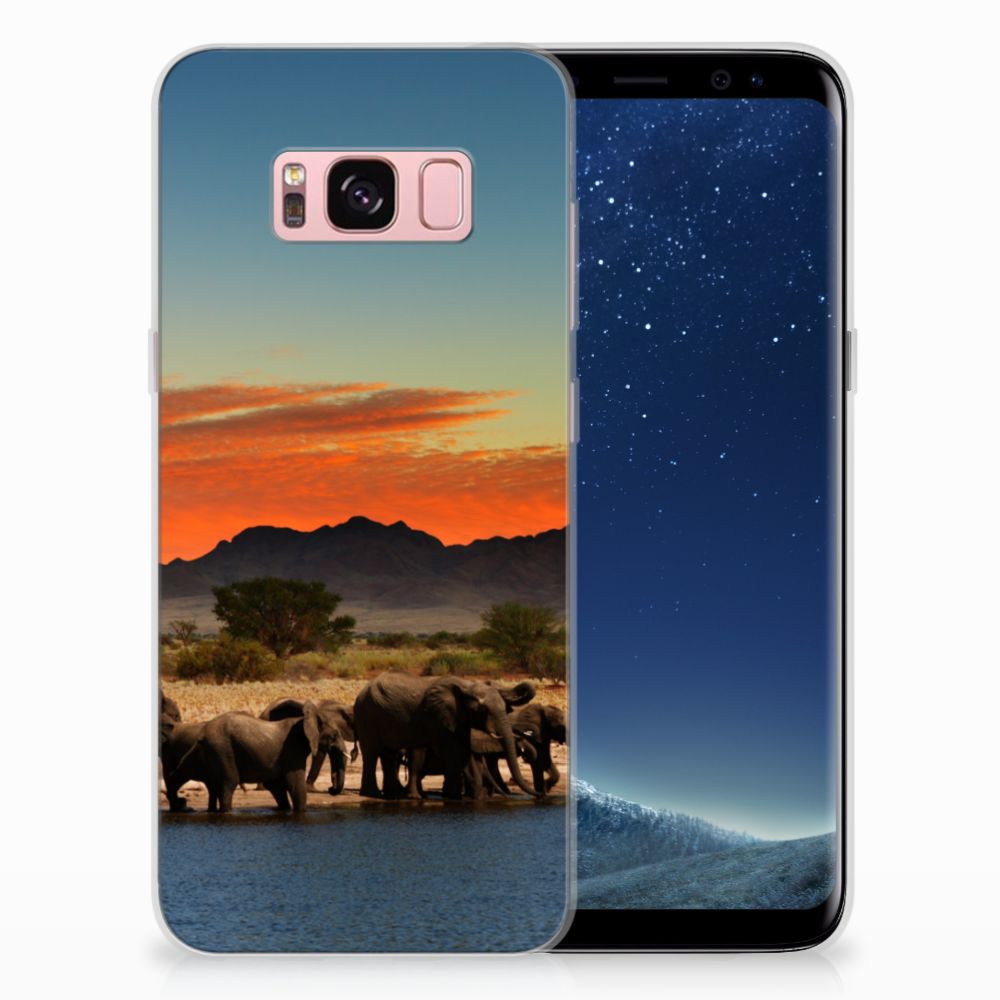 Samsung Galaxy S8 TPU Hoesje Olifanten