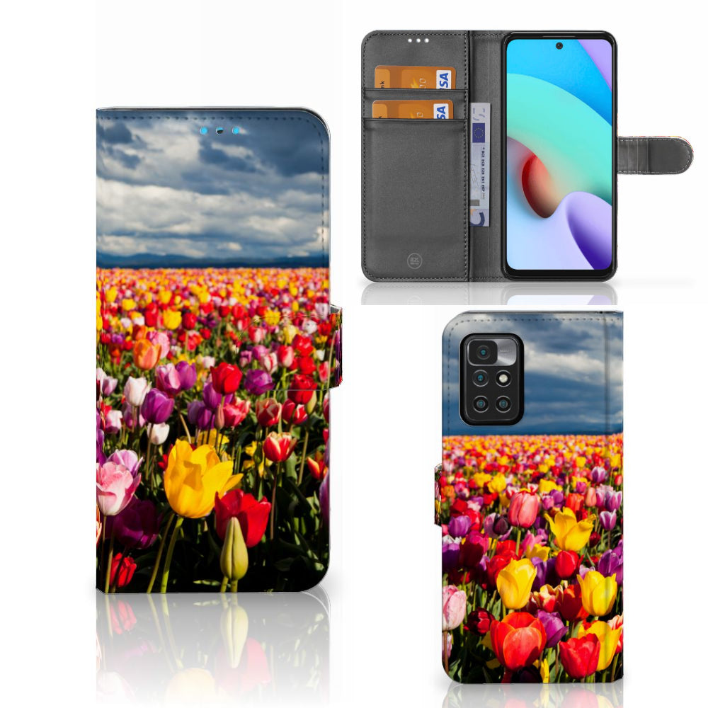 Xiaomi Redmi 10 Hoesje Tulpen