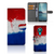Nokia 3.4 Bookstyle Case Nederland met artistiek design van de Nederlandse vlag en pasjeshouder.