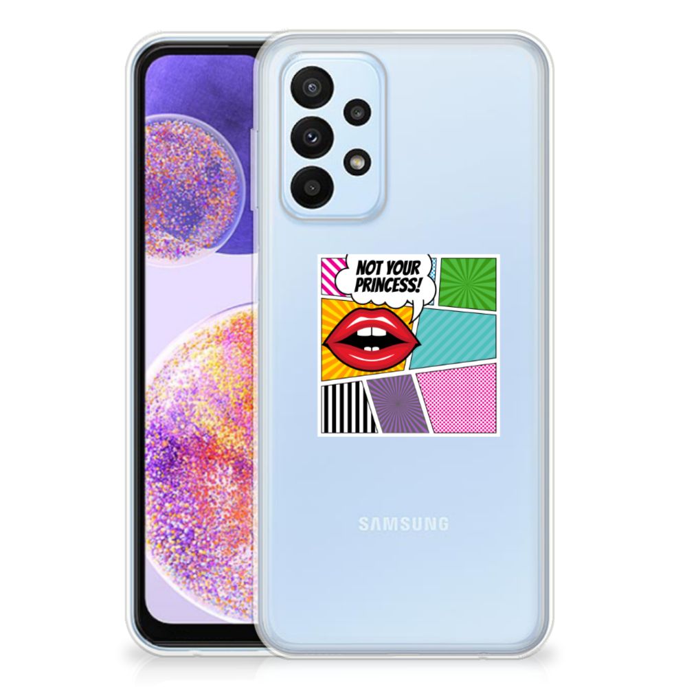 Samsung Galaxy A23 Silicone Back Cover Popart Princess B2C Telecom