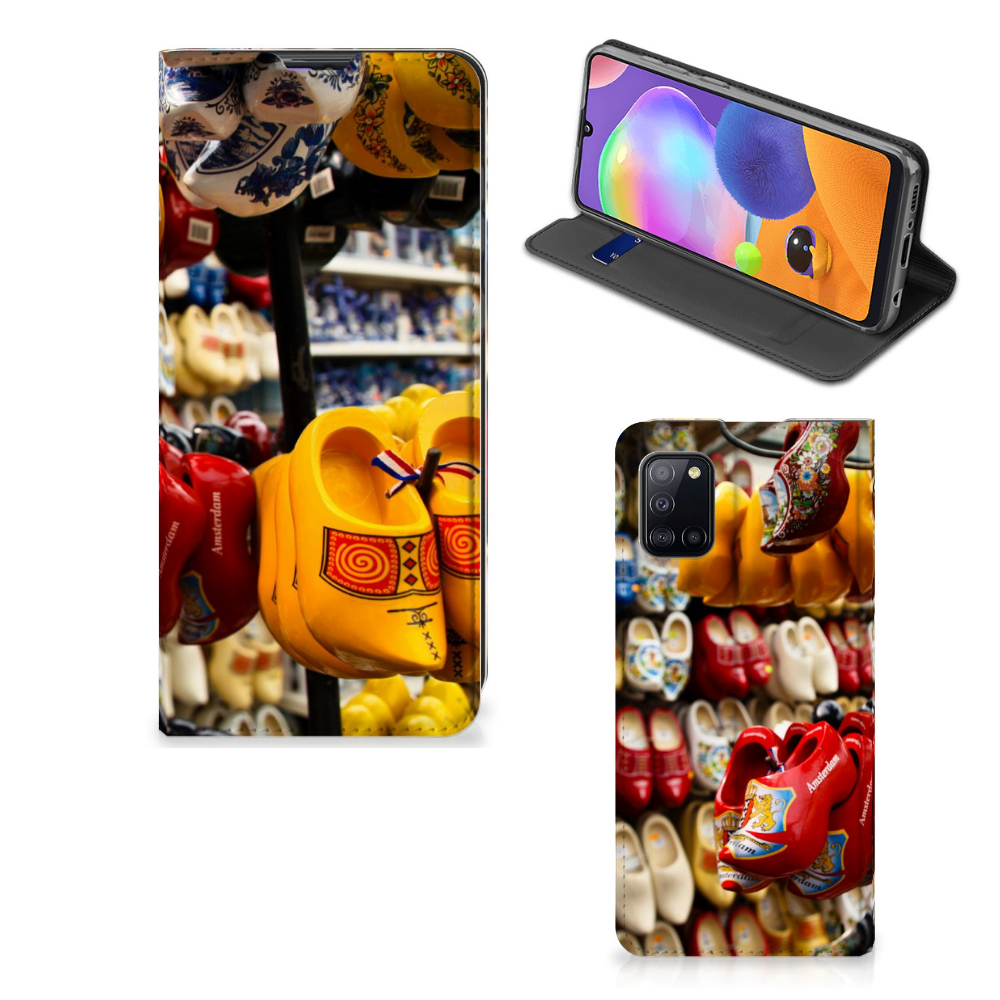 Samsung Galaxy A31 Book Cover Klompen - B2C Telecom