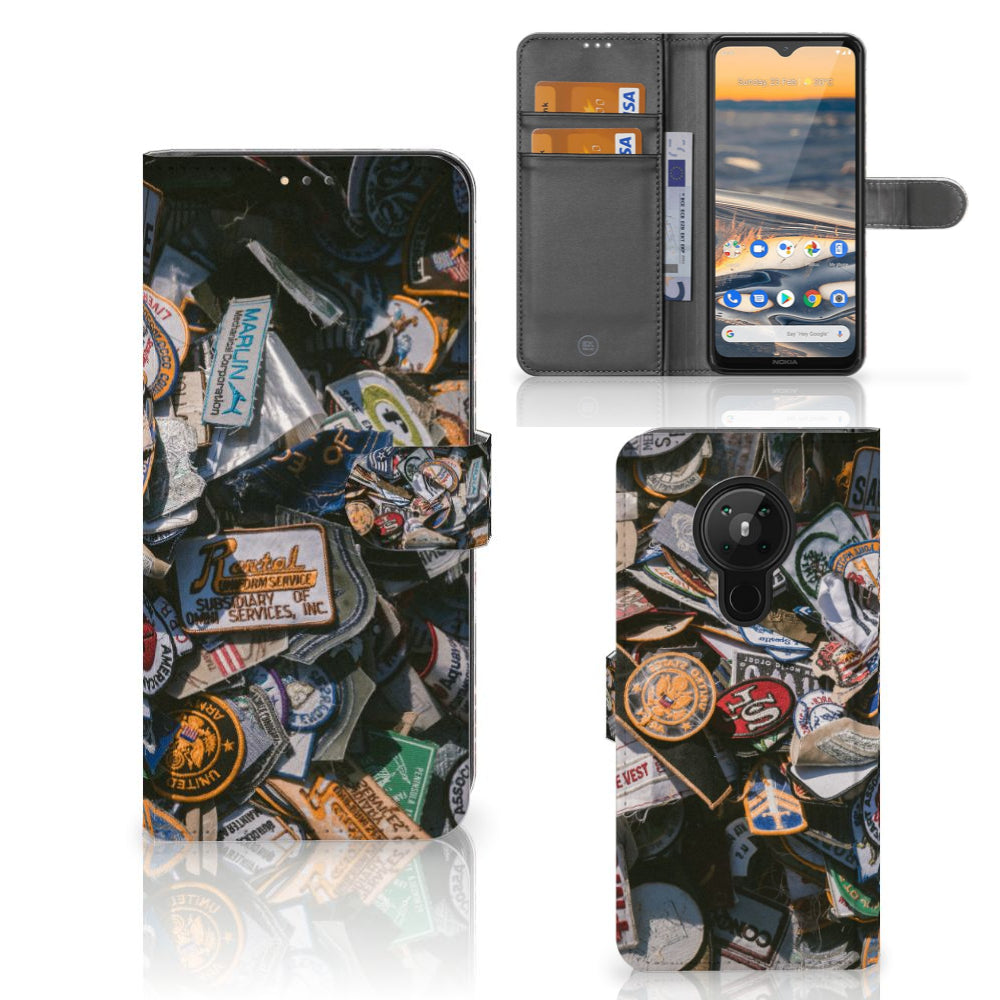 Nokia 5.3 Telefoonhoesje met foto Badges
