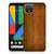 Google Pixel 4 Bumper Hoesje Donker Hout