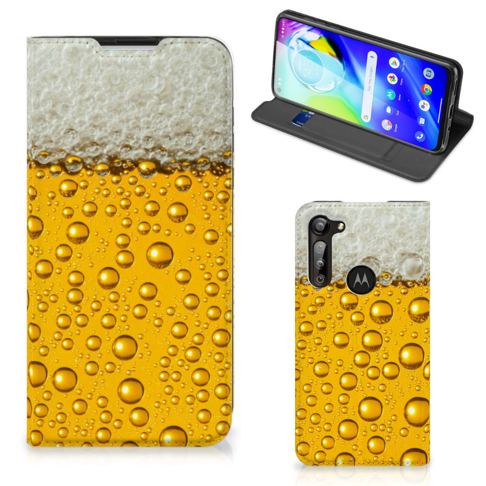 Motorola Moto G8 Power Flip Style Cover Bier - B2C Telecom