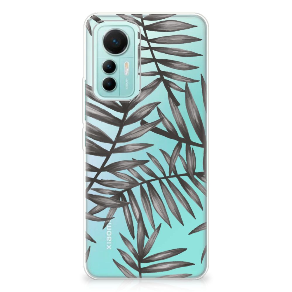 Xiaomi 12 Lite TPU Case Leaves Grey B2C Telecom