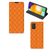 Samsung Galaxy A03s Hoesje met Magneet Batik Oranje - B2C Telecom