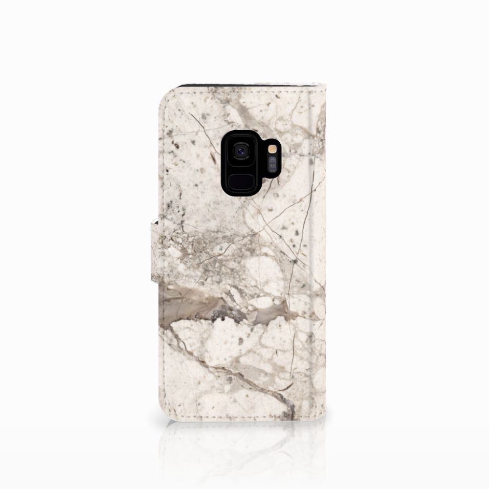 Samsung Galaxy S9 Bookcase Marmer Beige