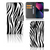 Apple iPhone 13 Telefoonhoesje met Pasjes Zebra met zebraprint en ruimte voor 3 pasjes 🦓