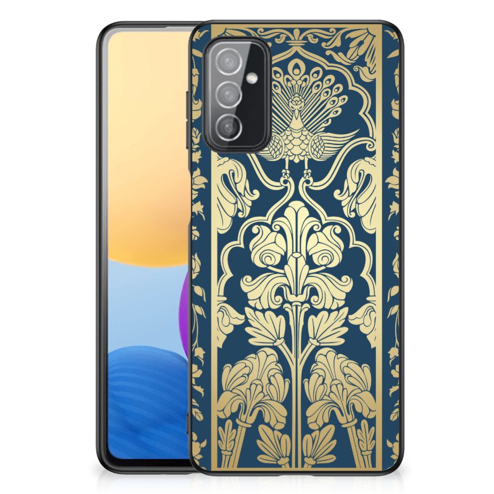 Samsung Galaxy M52 Bloemen Hoesje Beige Flowers