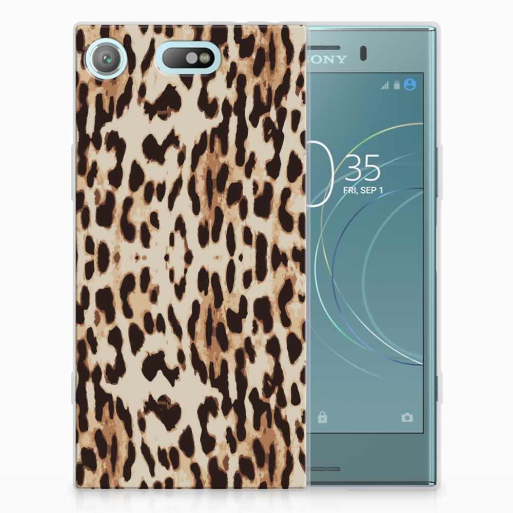 Sony Xperia XZ1 Compact TPU Hoesje Leopard