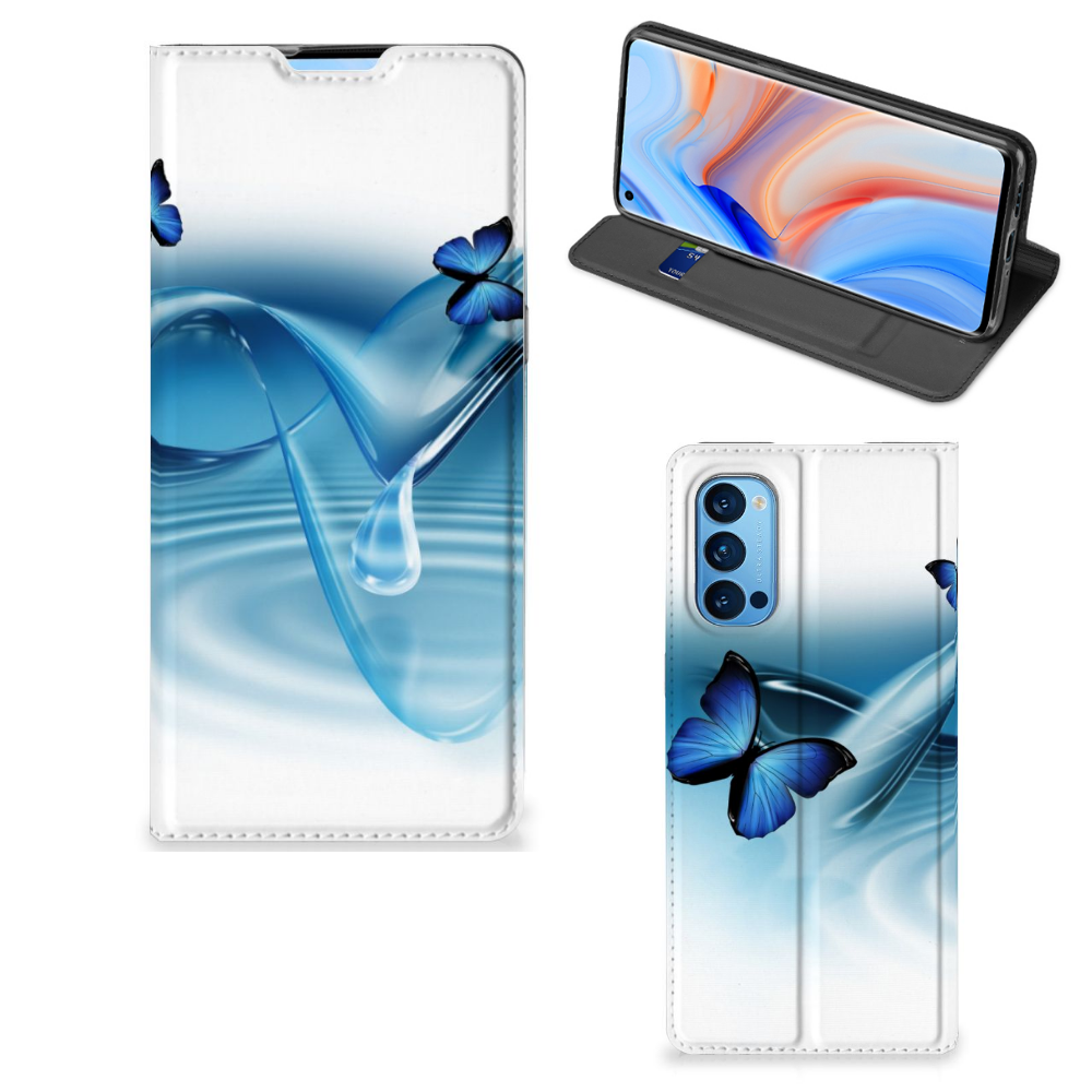 OPPO Reno4 Pro 5G Hoesje maken Vlinders - B2C Telecom