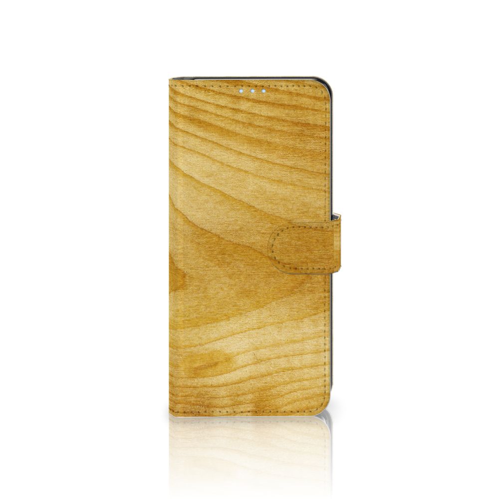 OPPO Reno 4 Pro 5G Book Style Case Licht Hout