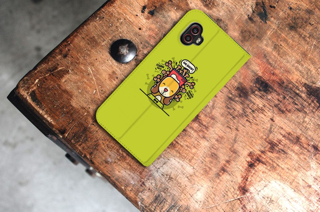 Samsung Galaxy Xcover 6 Pro Magnet Case Doggy Biscuit - B2C Telecom