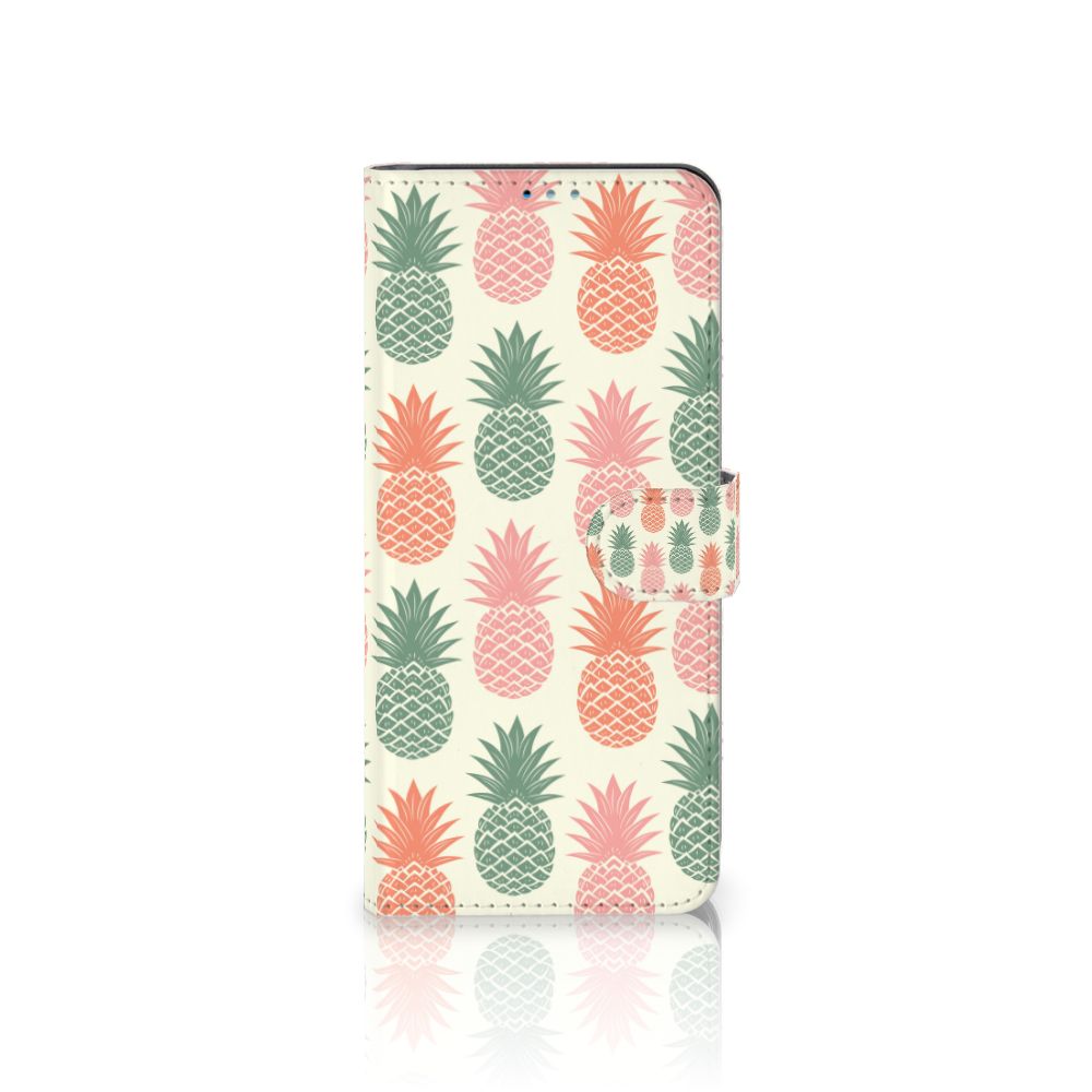 Motorola Moto G9 Plus Book Cover Ananas