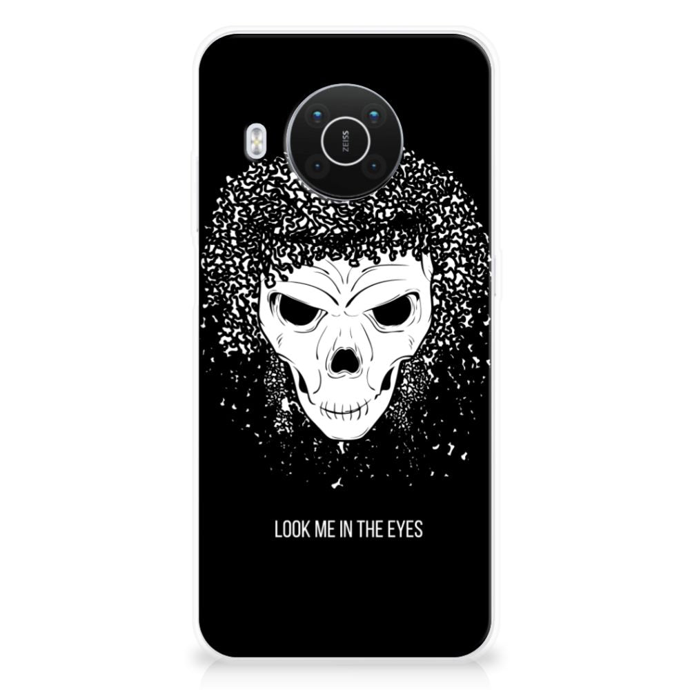 Silicone Back Case Nokia X10 | X20 Skull Hair