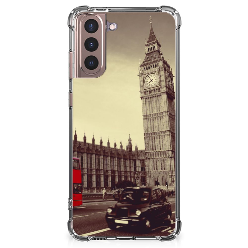 Samsung Galaxy S21 Plus Telefoonhoesje met valbescherming Londen B2C Telecom