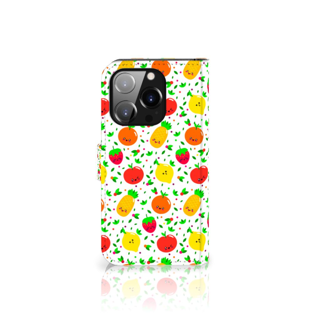 iPhone 14 Pro Book Cover Fruits