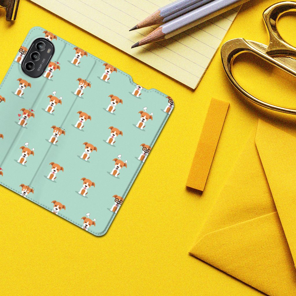 Motorola Moto G52 | Moto G82 Hoesje maken Pups - B2C Telecom