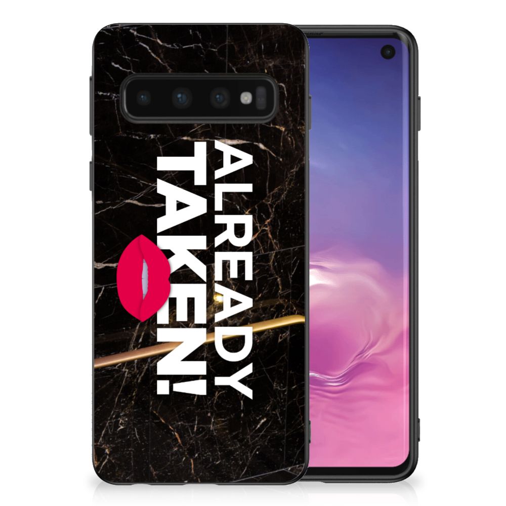 Samsung Galaxy S10 Hoesje met Quotes Already Taken Black B2C Telecom