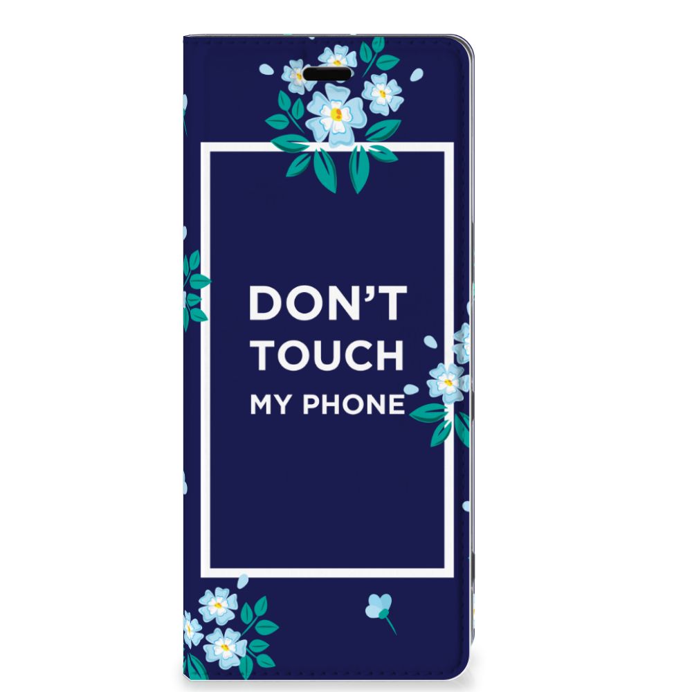 Sony Xperia 5 Design Case Flowers Blue DTMP