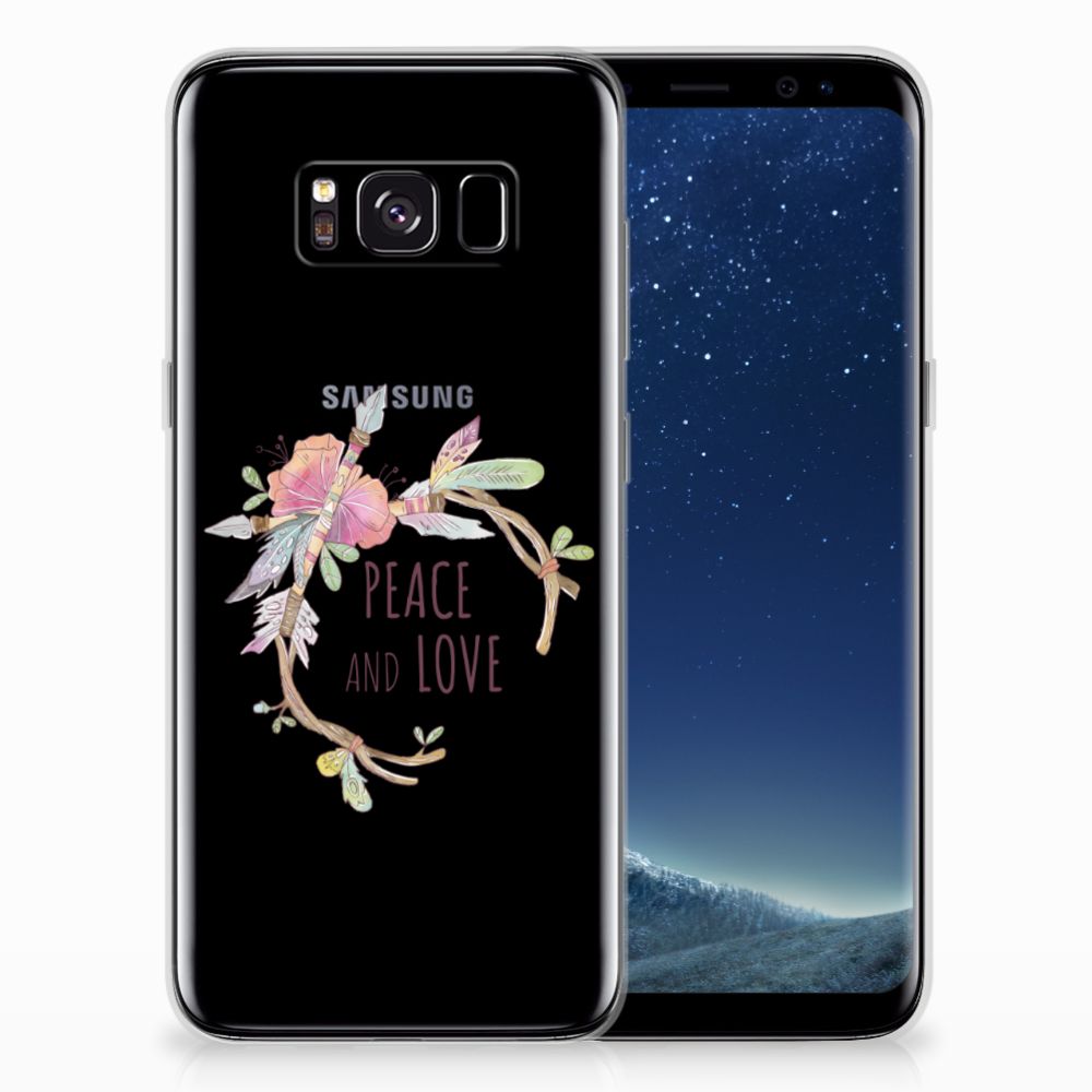 Samsung Galaxy S8 Telefoonhoesje met Naam Boho Text