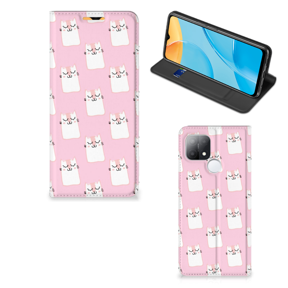 OPPO A15 Hoesje maken Sleeping Cats - B2C Telecom