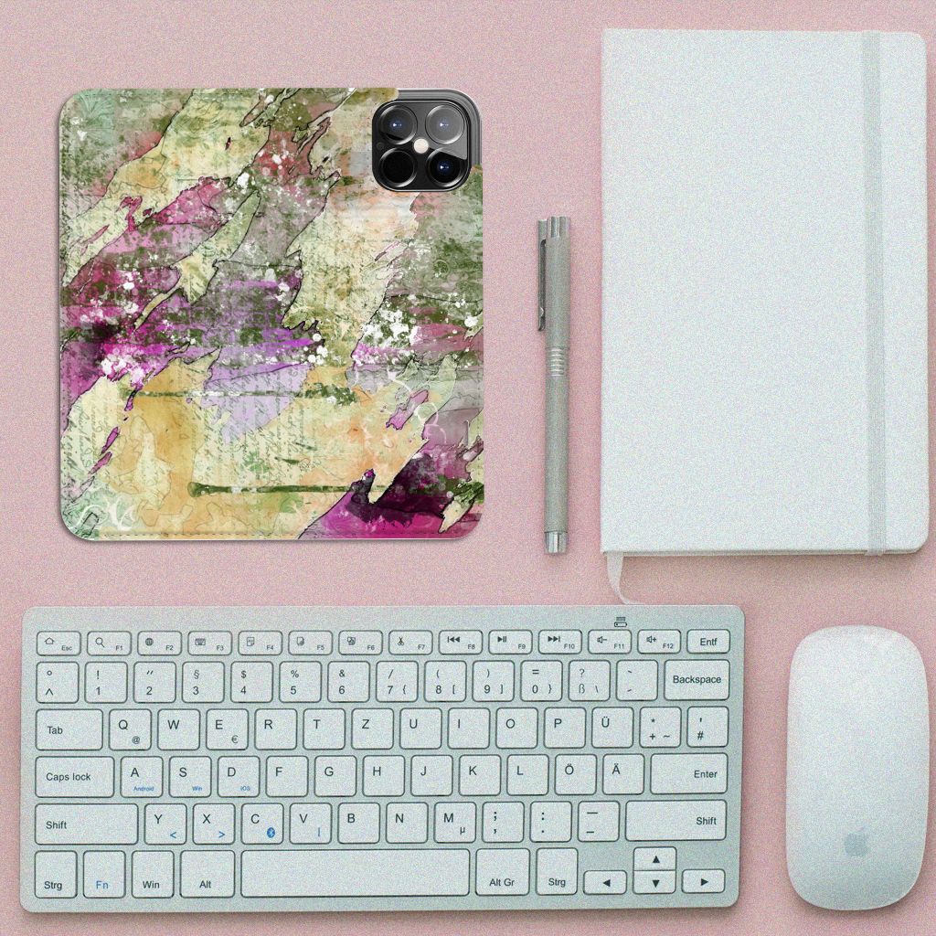 Bookcase iPhone 12 Pro Max Letter Painting - B2C Telecom