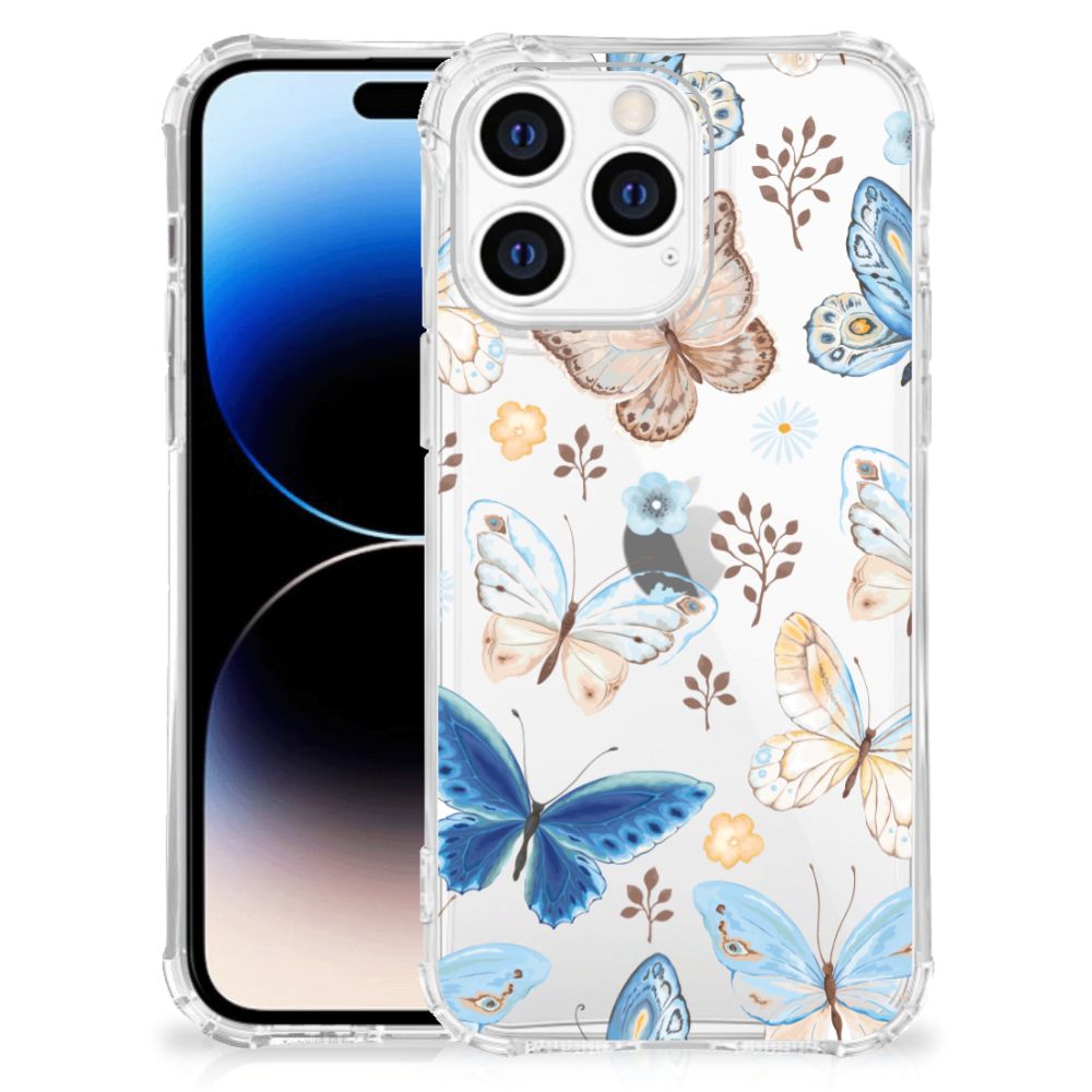 Case Anti-shock voor Apple iPhone 14 Pro Max Vlinder
