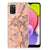 Samsung Galaxy A03S TPU Siliconen Hoesje Marmer Oranje B2C Telecom