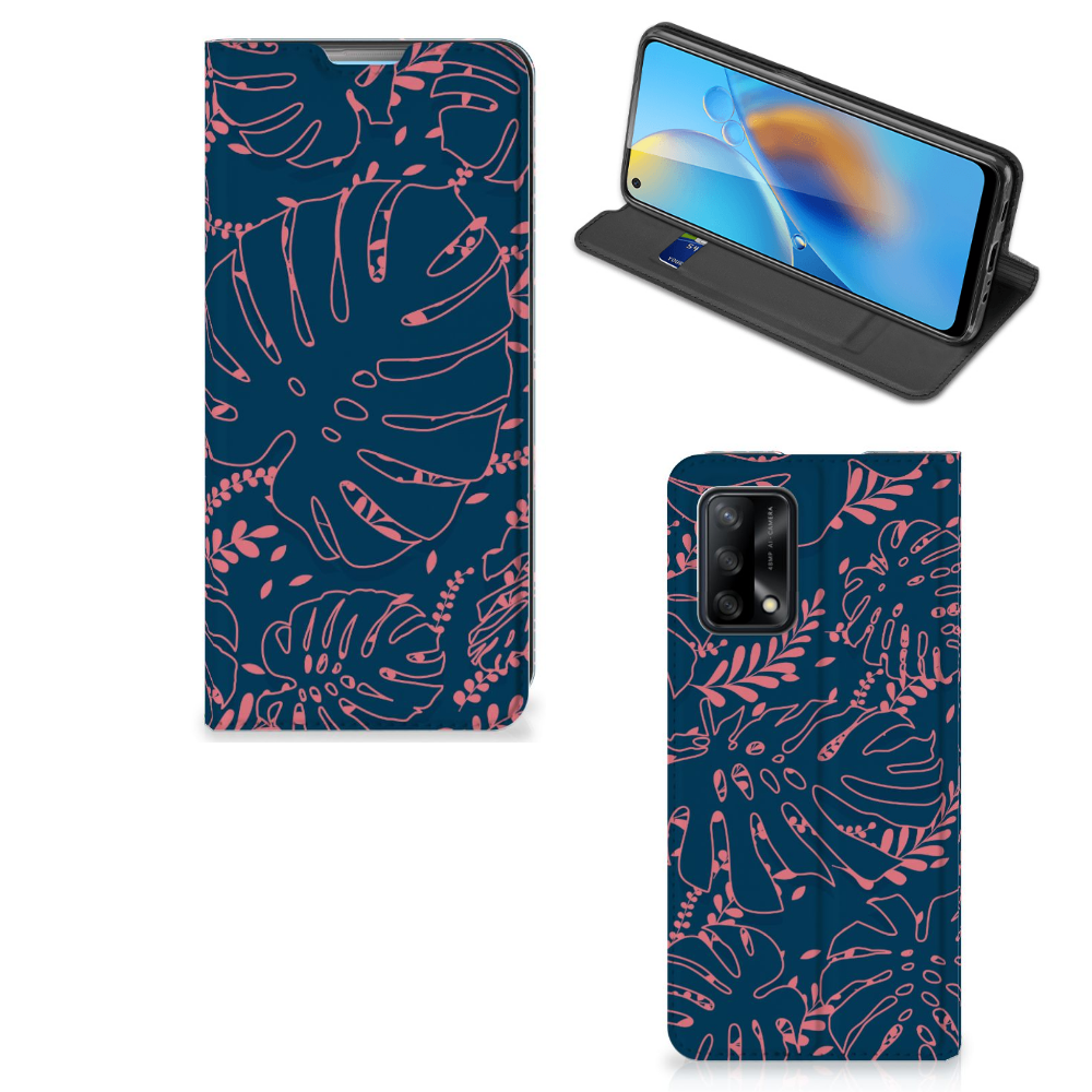 OPPO A74 4G Smart Cover Palm Leaves - B2C Telecom