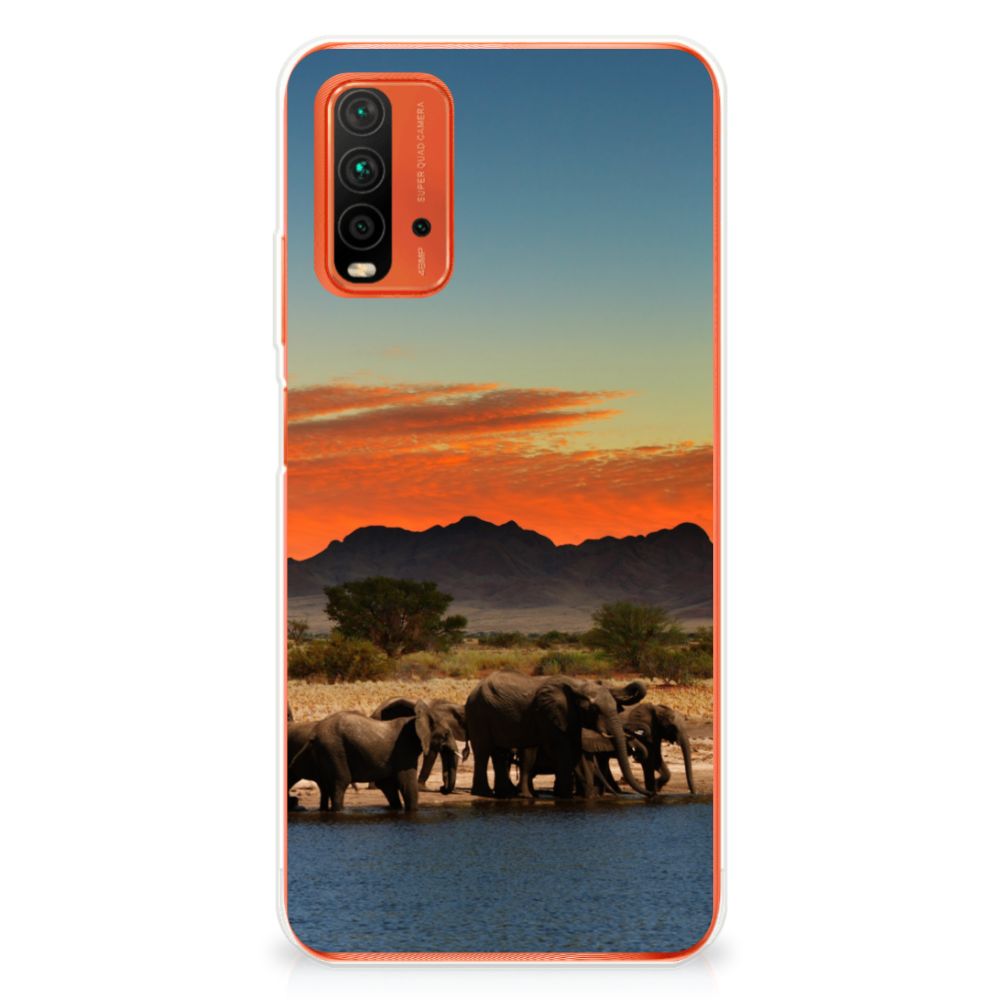 Xiaomi Poco M3 TPU Hoesje Olifanten