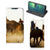 Motorola G8 Plus Hoesje maken Design Cowboy met paarden en cowboy in een gouden landschap.