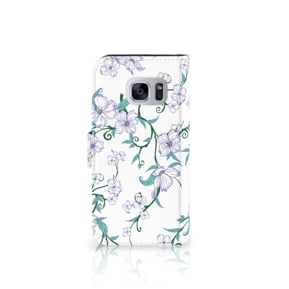 Samsung Galaxy S7 Uniek Hoesje Blossom White