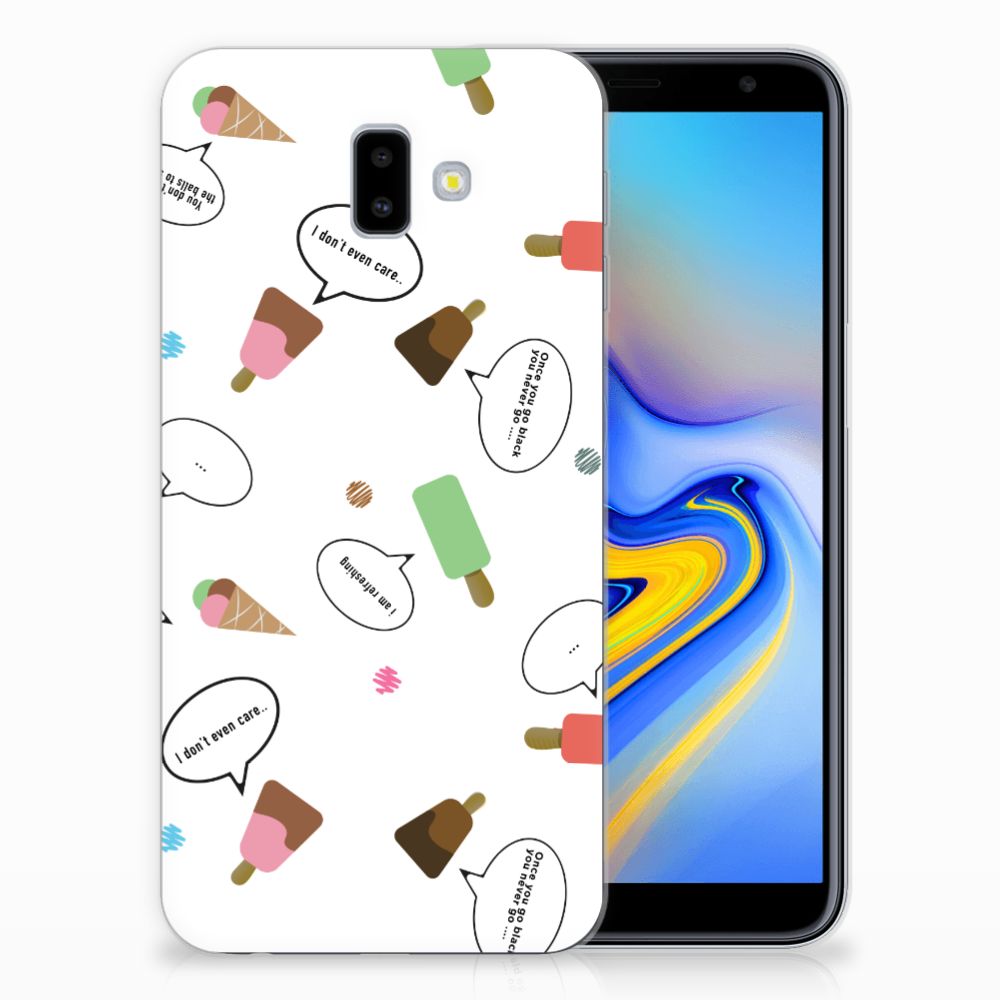 Samsung Galaxy J6 Plus (2018) Siliconen Case IJsjes