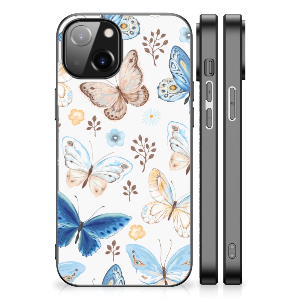Dierenprint Telefoonhoesje voor Apple iPhone 13 | iPhone 14 Vlinder