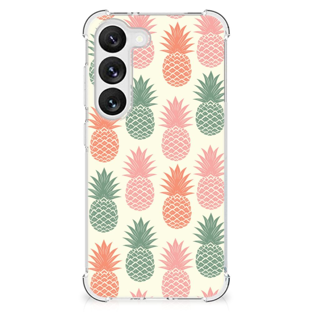 Samsung Galaxy S23 Beschermhoes Ananas B2C Telecom
