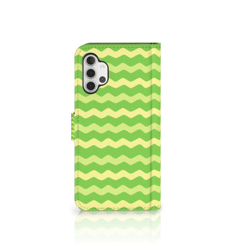 Samsung Galaxy A32 4G Telefoon Hoesje Waves Green