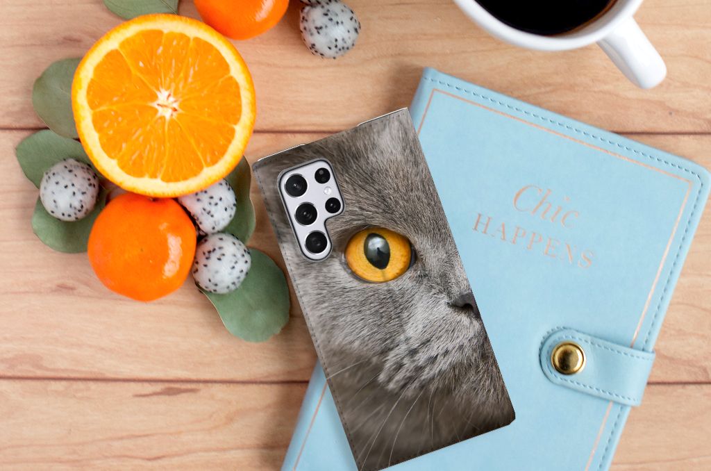Hoesje maken Samsung Galaxy S22 Ultra Britse Korthaar - B2C Telecom