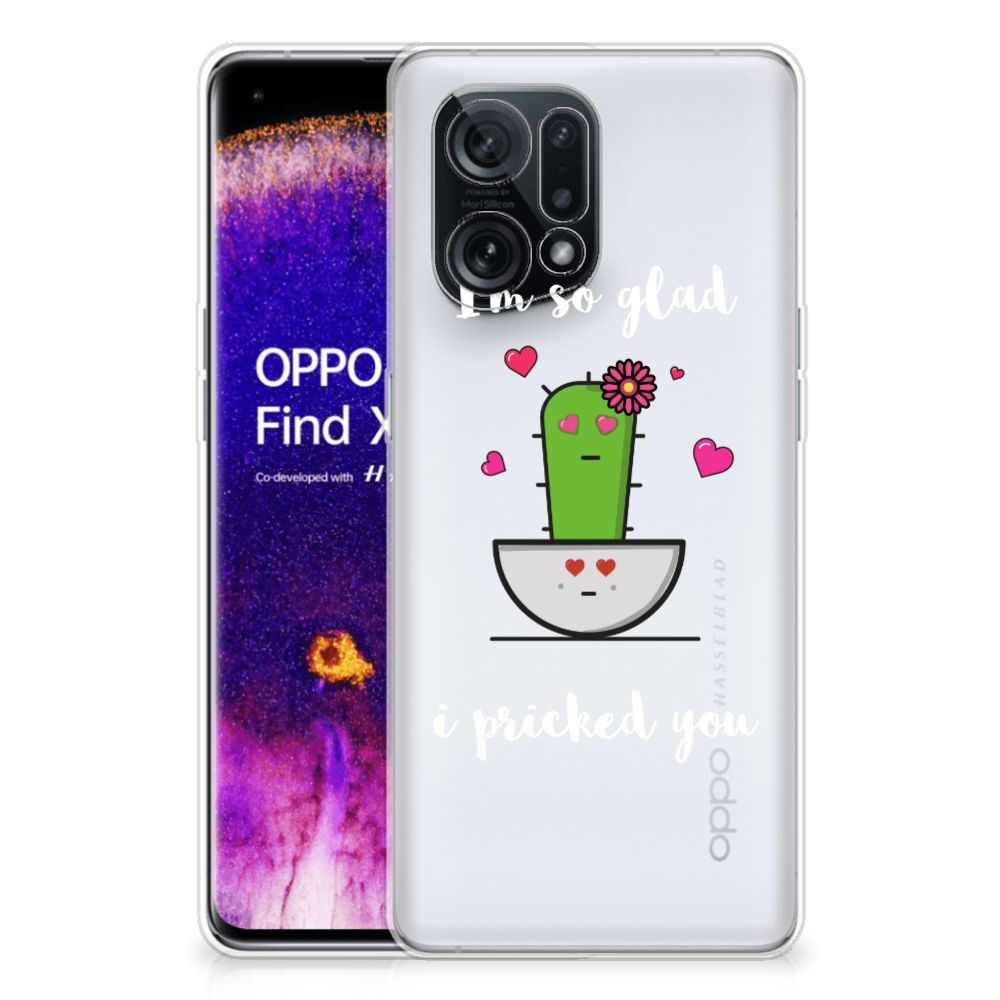 OPPO Find X5 Telefoonhoesje met Naam Cactus Glad B2C Telecom