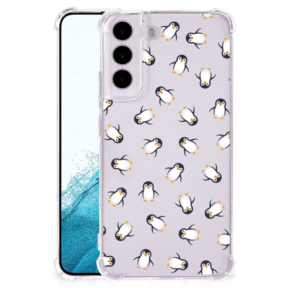Doorzichtige Silicone Hoesje voor Samsung Galaxy S22 Pinguïn B2C Telecom