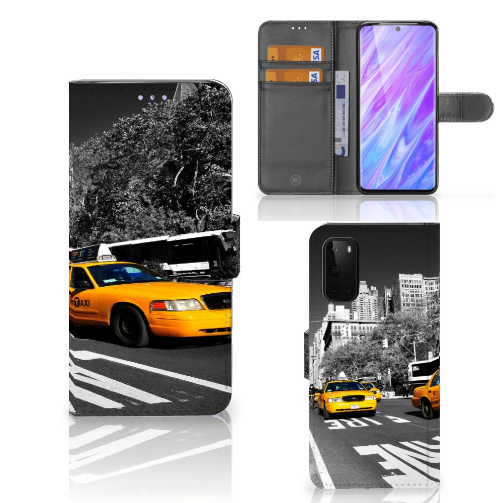 Samsung Galaxy S20 Flip Cover New York Taxi