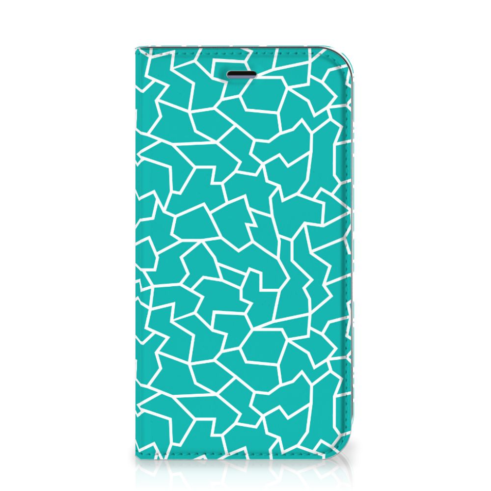 Apple iPhone 11 Bookcase Cracks Blue