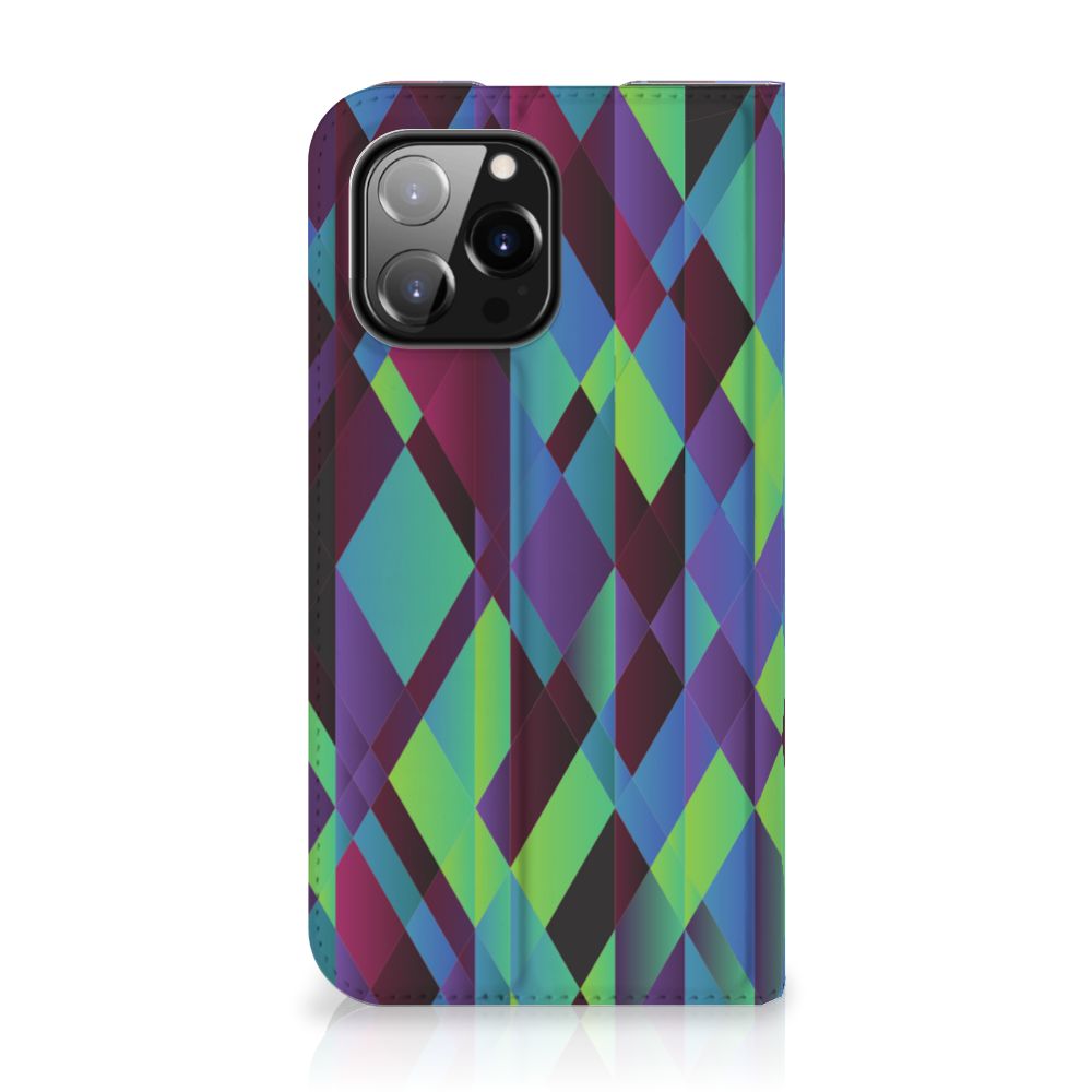 iPhone 14 Pro Max Stand Case Abstract Green Blue - B2C Telecom