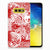 Silicone Back Case Samsung Galaxy S10e Angel Skull Rood