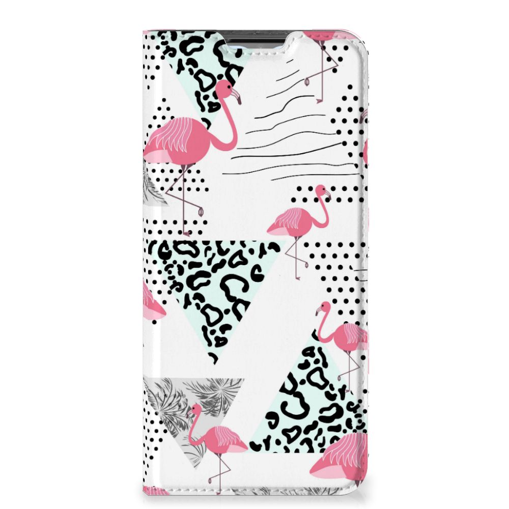 OPPO A54s | A16 | A16s Hoesje maken Flamingo Triangle