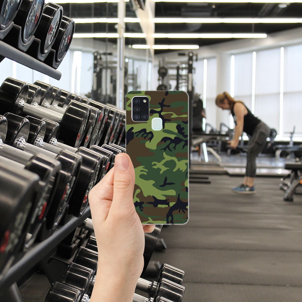 Samsung Galaxy A21s TPU bumper Army Dark B2C Telecom