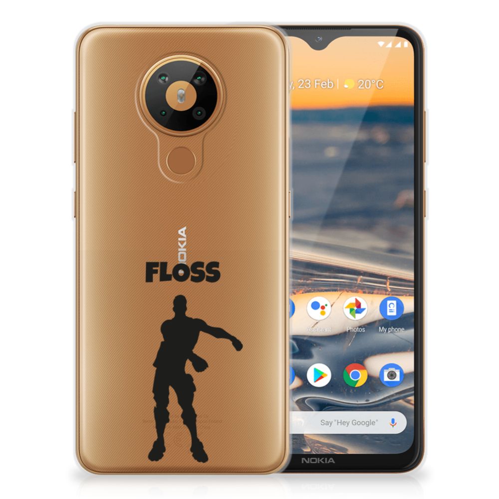 Nokia 5.3 Telefoonhoesje met Naam Floss